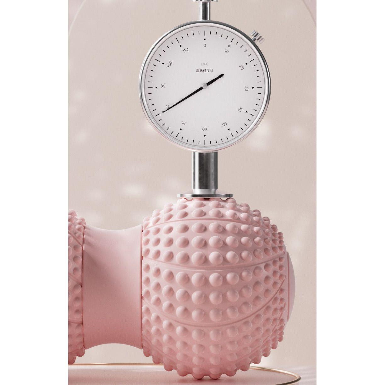 Gray 2pcs Fascia Ball Foot Arch Massager Peanut Ball for Muscle Relaxation, Deep Tissue Release, Yoga Massage 6.5*6.5*13CM