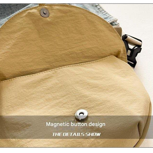 Green Trendy Crescent Crossbody Bag - Unique Design Shoulder Bag