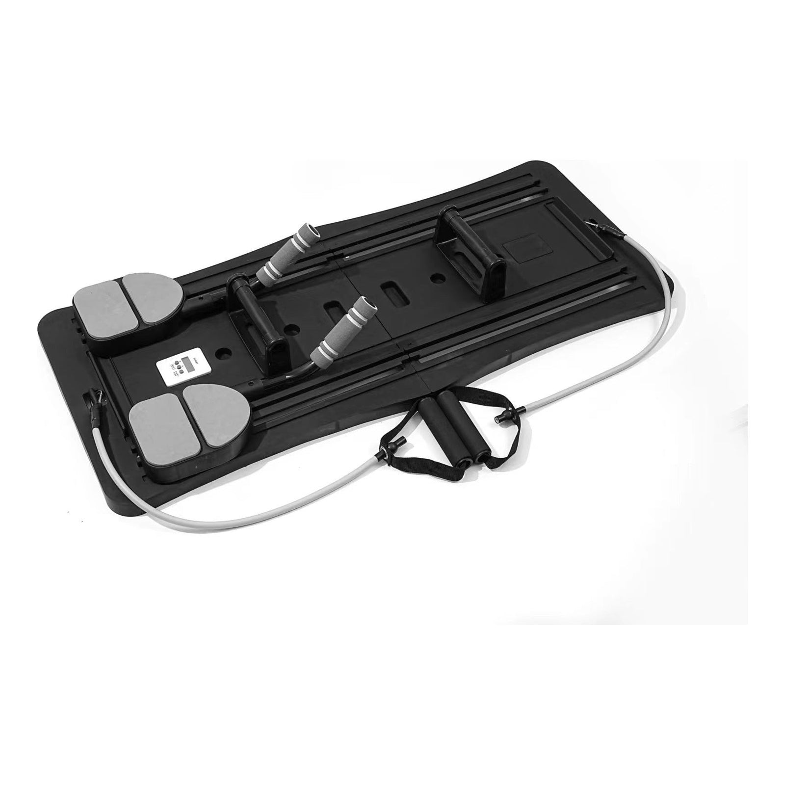 Black Foldable Multi-Functional Abdominal Trainer – Home Workout Fitness Board