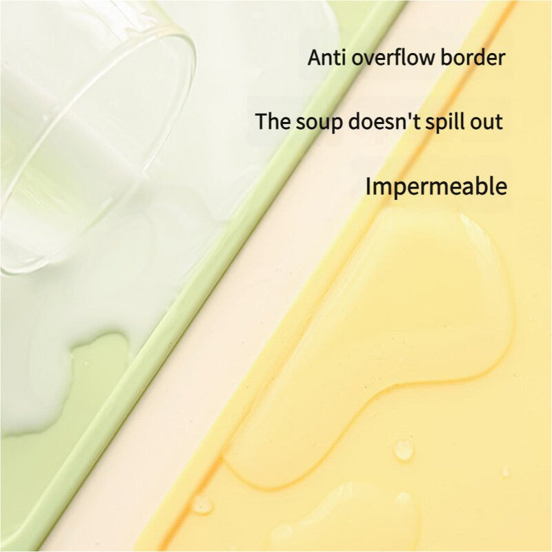 Pink Safe & Durable Silicone Placemat - Heat Resistant, Spill-Proof Table Protector for Kids & Adults(40*60CM)