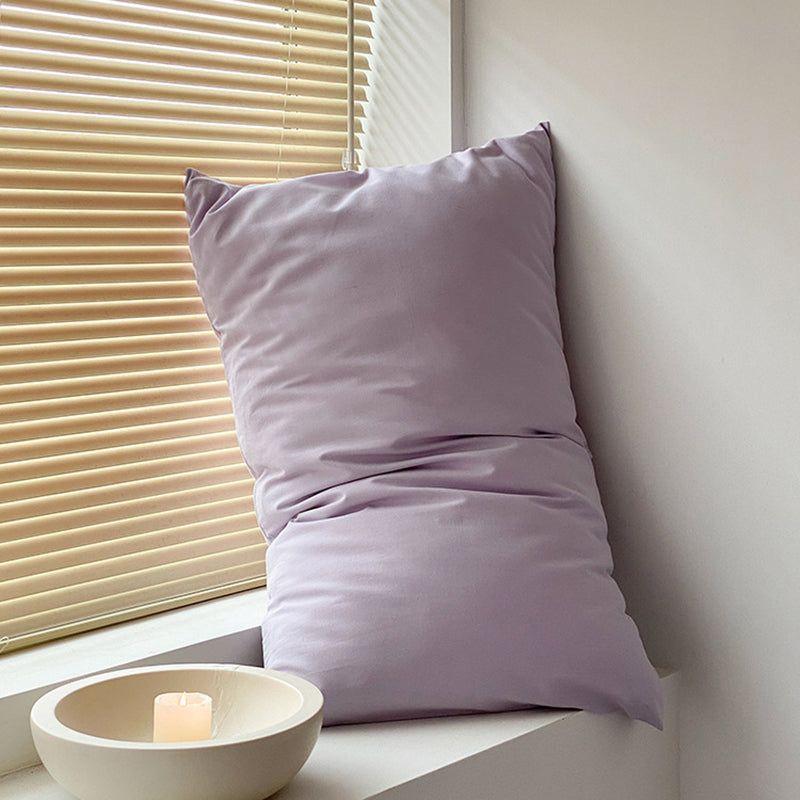 Green 100% Cotton Pillowcase Set - Envelope Closure(without pillow core)