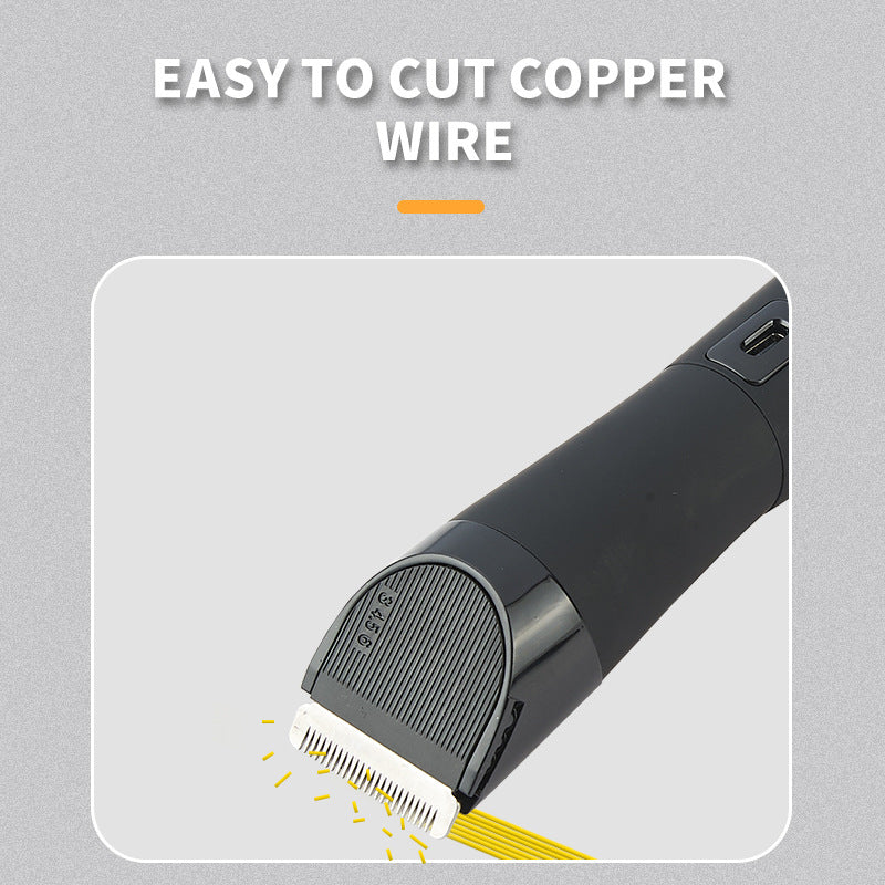 Black Electric Shaver for Women - Painless Hair Remover with USB Charging