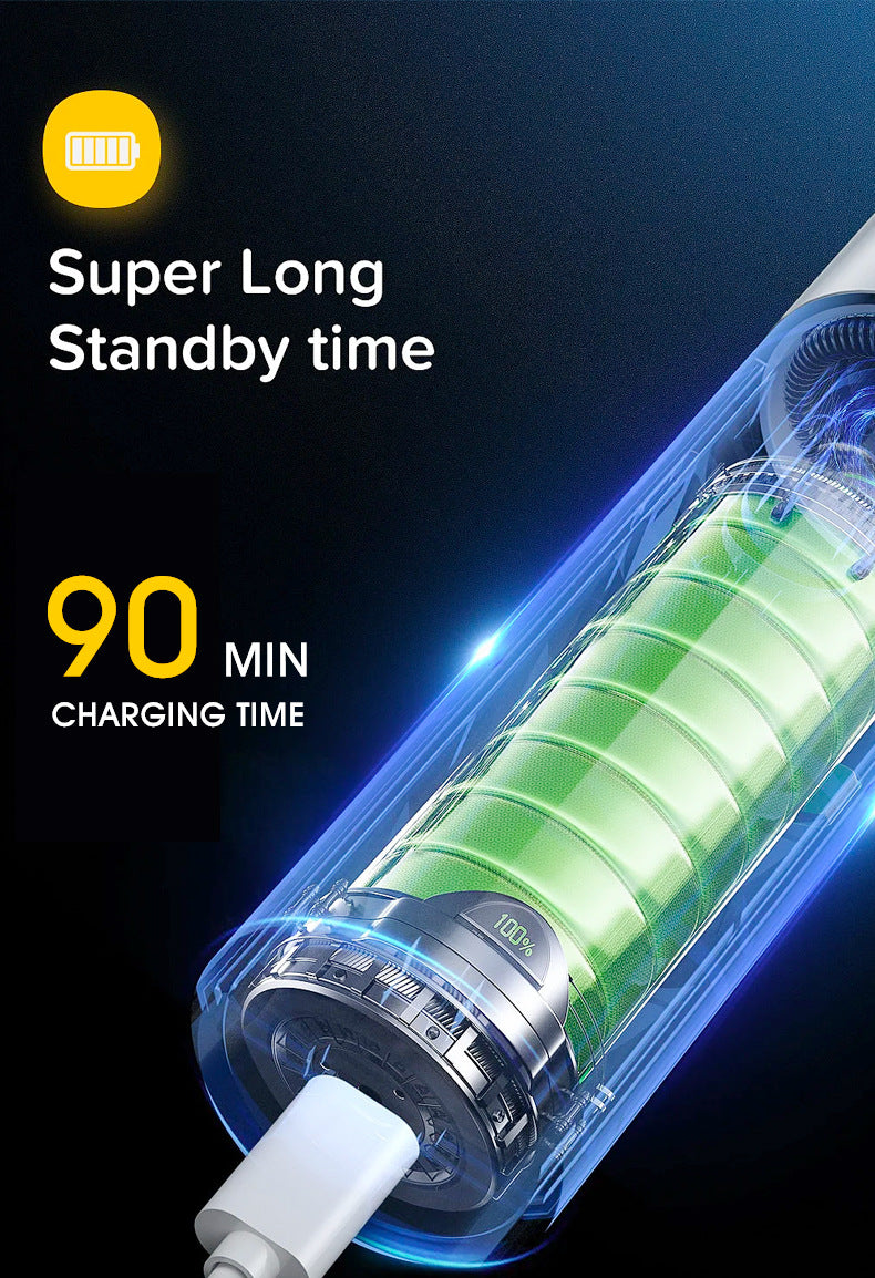 White 5-in-1 Electric Shaver for Women - Versatile Hair Remover for Face & Body