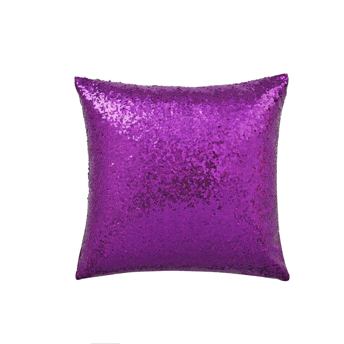 Shiny Sequin Pillowcase - Single-sided gorgeous pillowcase (Purple pair: 40x40cm)