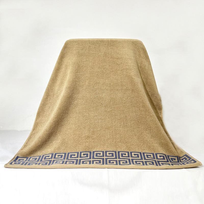 Khaki Luxury Cotton Towel Set - 6-Piece Highly Absorbent Bath & Hand Towels