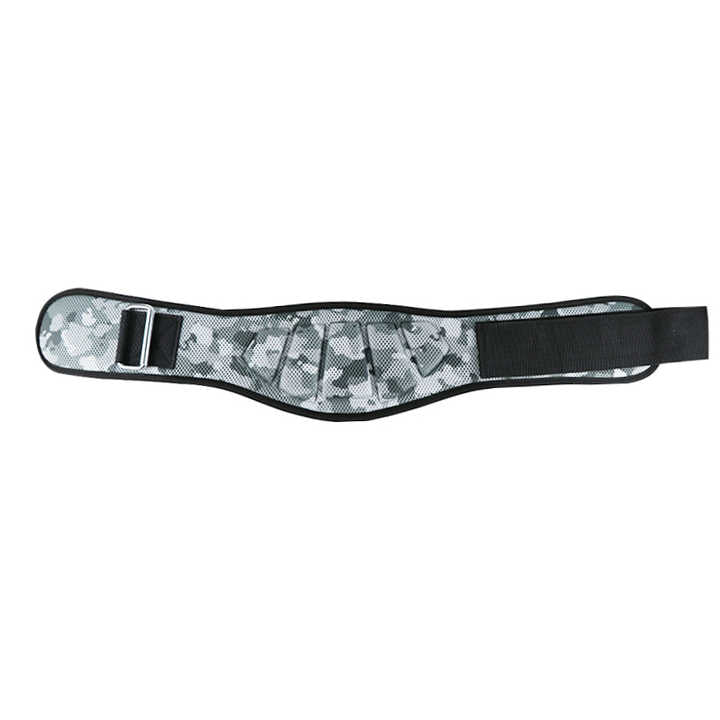 Size XS Grey Camouflage Camo Weightlifting Belt - EVA Nylon Gym Belt for Squats, Deadlifts & Lumbar Support