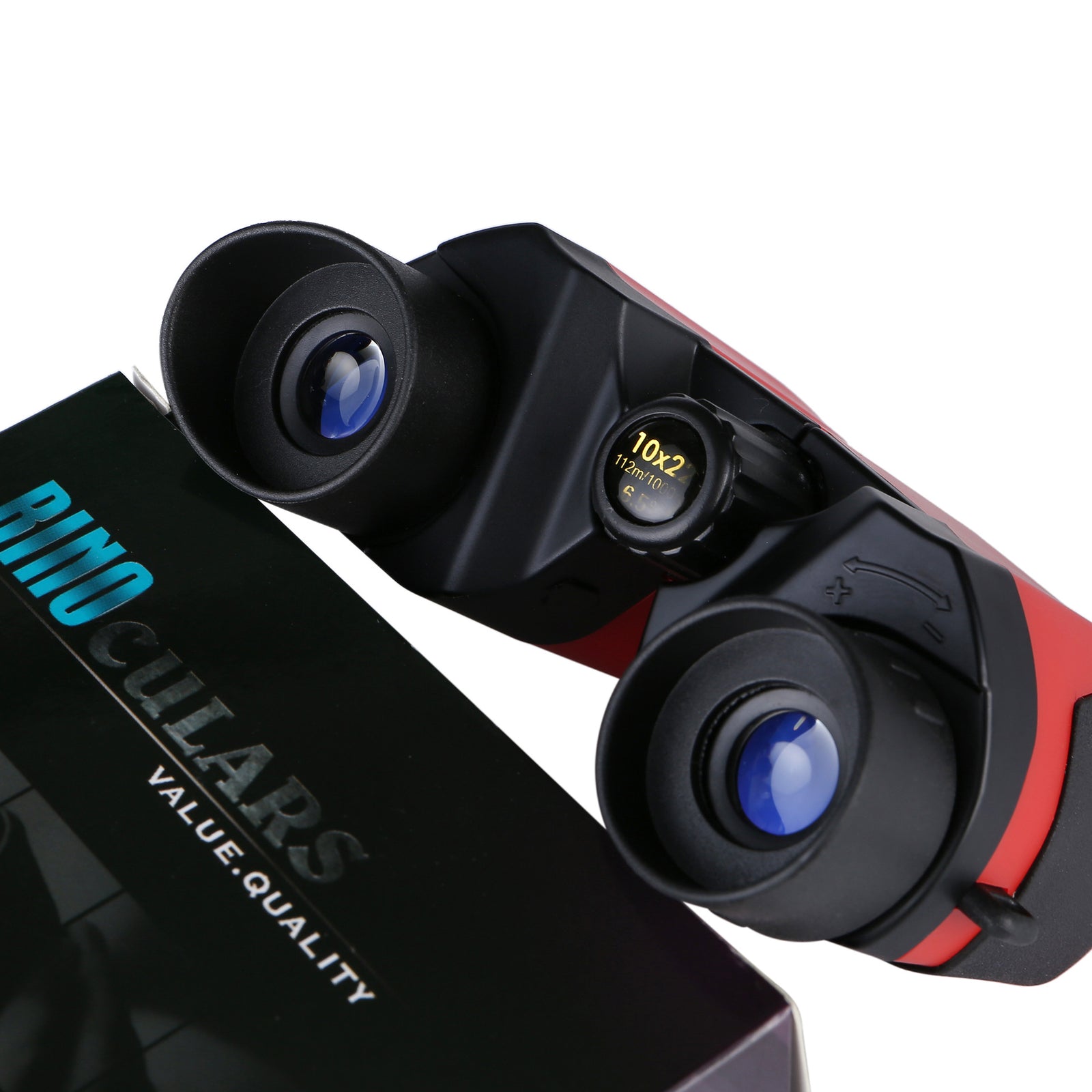 Pink (Glossy) 10x22 Kids Binoculars - Multi-Color Compact High-Definition Telescope for Outdoor Adventures & Concerts