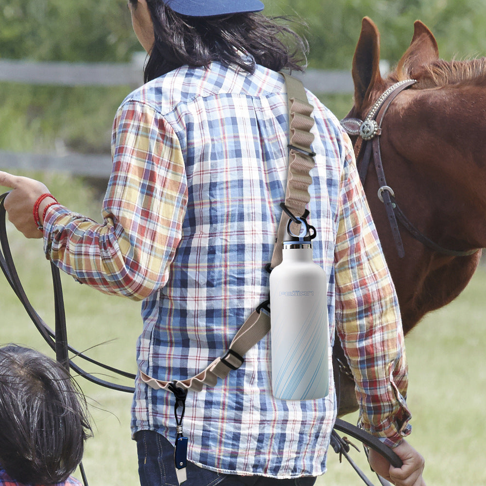 Green 4 PCS Heavy-Duty Outdoor Utility Strap - Multi-Purpose Camping Gear & Bottle Hanging Lanyard
