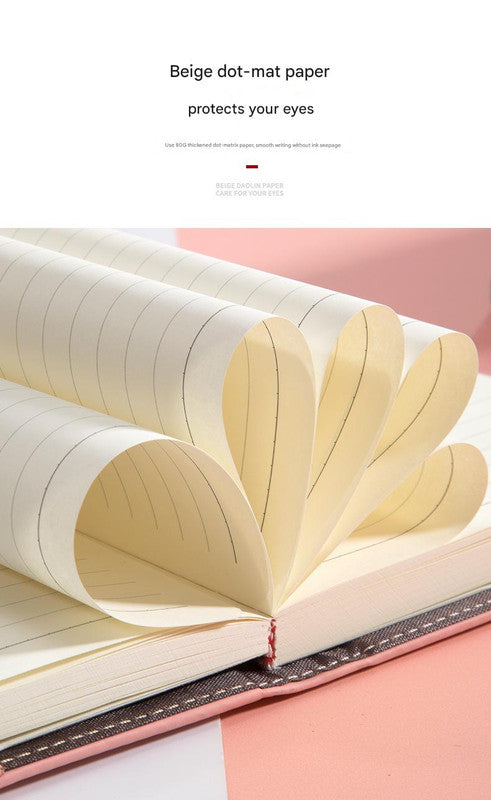 Heart Lock Diary with Key - Vintage Style Journal, Pink PU Leather, Secure and Elegant