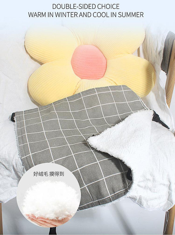 Cat Cage Hammock - Adjustable Double-Sided Pet Swing Bed with Hooks(Red Star)