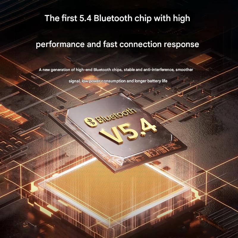 Bone Conduction Wireless Earbuds - Hi-Fi Sound with 360-Degree Design and Fitness Tracking(Purple)