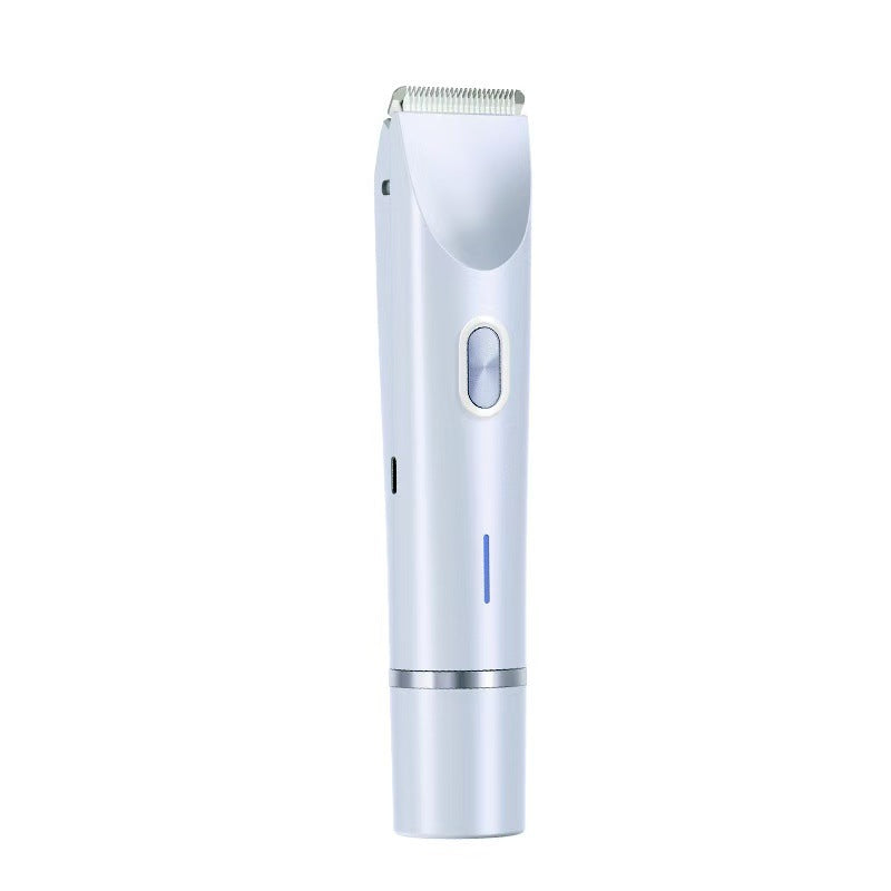 2-in-1 Ladies Electric Shaver & Trimmer - IPX7 Waterproof, USB-C Rechargeable, Dual Head Design(Blue)