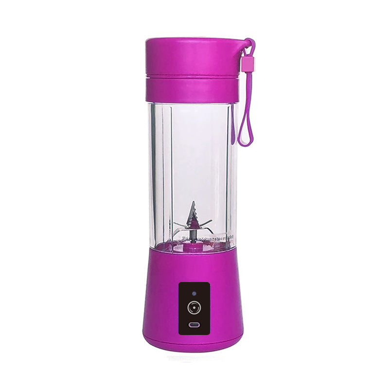 Dark Purple Portable Blender USB Rechargeable - Personal Size Smoothie Maker On The Go