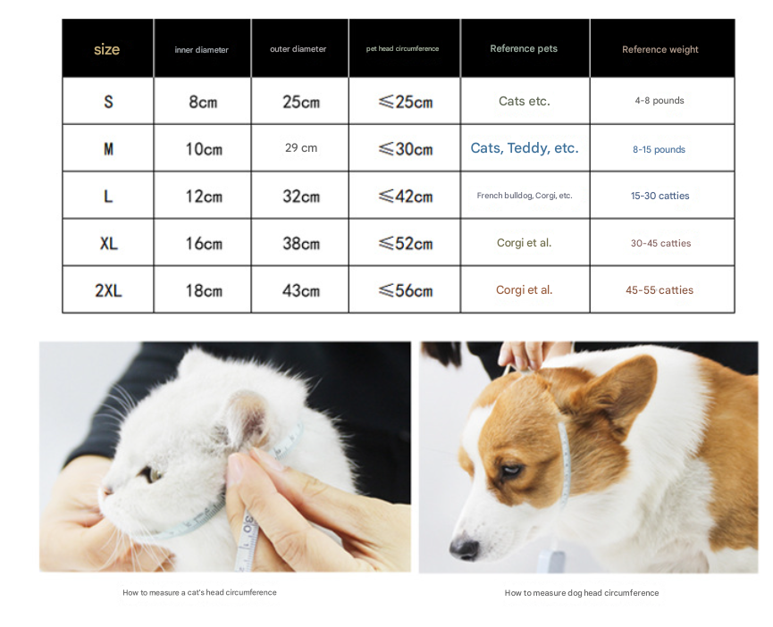 Green Adjustable Soft Elizabethan Collar for Pets - Comfortable Recovery Aid - XXL