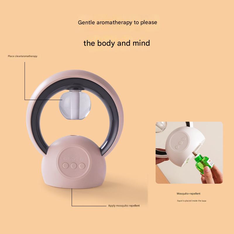 Pink Smart Mosquito Repeller & Humidifier - 3 Modes, Night Light, USB, Quiet Operation