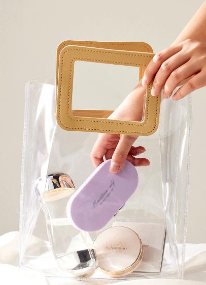 Green Compact 7-Piece Manicure Set - Stainless Steel Nail Grooming Kit with Stylish Travel Case