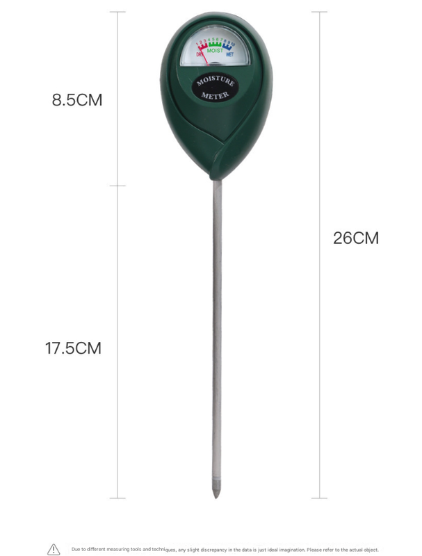 2 Pcs Green Soil Moisture Meter - Accurate Plant Water Monitor for Garden & Potted Plants, No Batteries Needed
