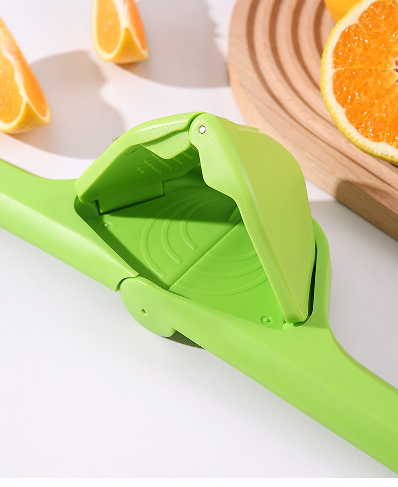 3 Pcs Yellow Easy-Squeeze Manual Citrus Juicer - Durable Lemon & Orange Squeezer with Pour Spout, Food-Grade PP