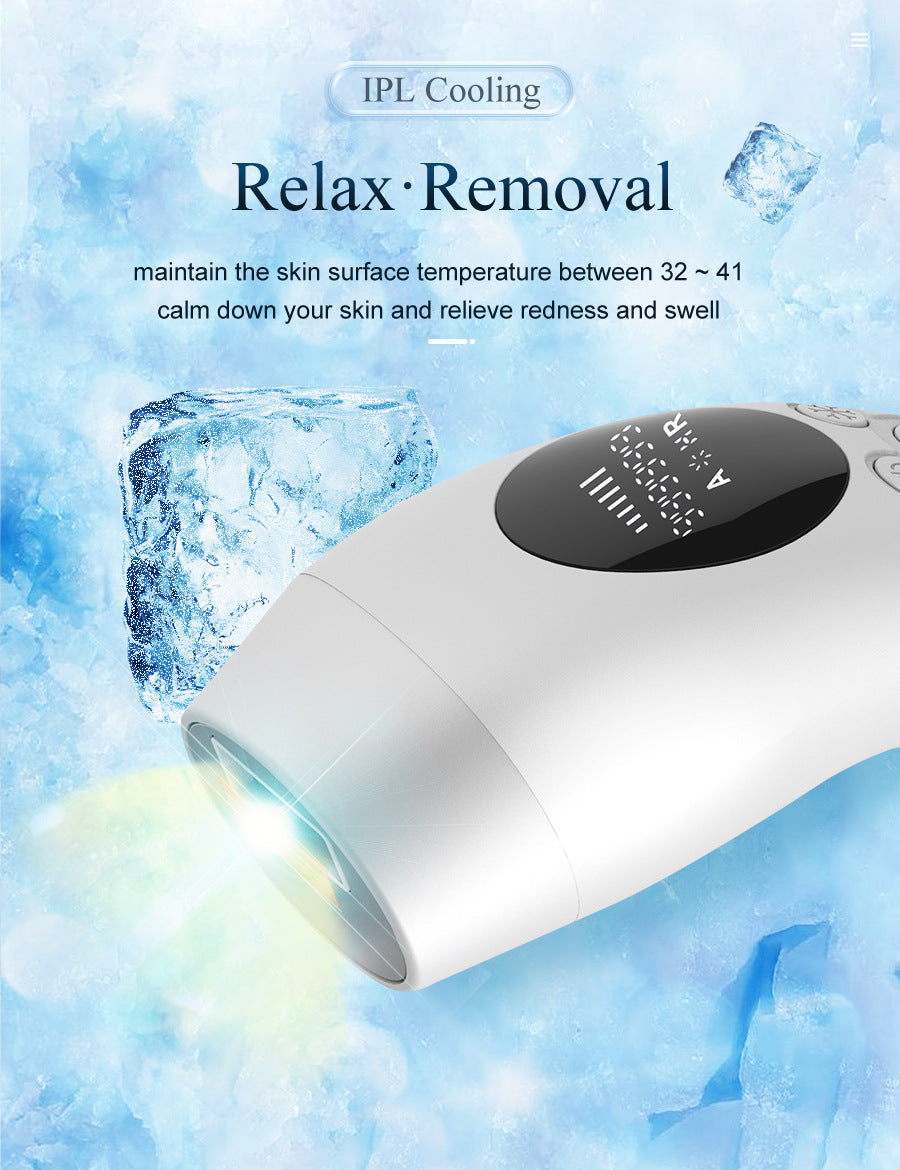 Grey Light Spot Beauty Hair Removal Device - Smooth Skin Solution