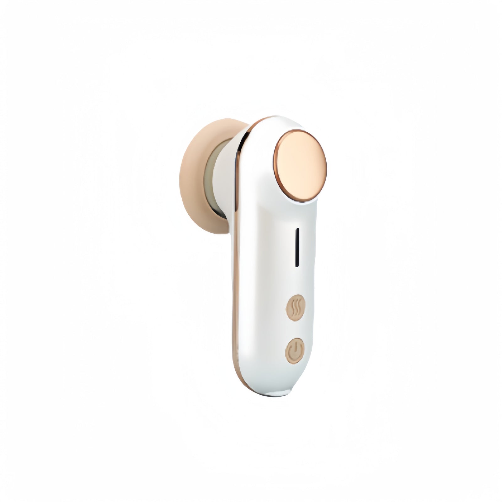 Mini Facial & Head Massager with Heat Therapy - USB-C Rechargeable, 3 Modes(white)