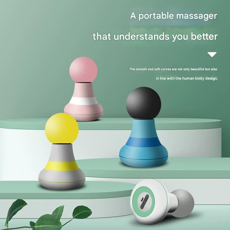 Mini Electric Fascia Massage Gun - Portable Deep Tissue Percussion Massager with Quiet Motor(Green)