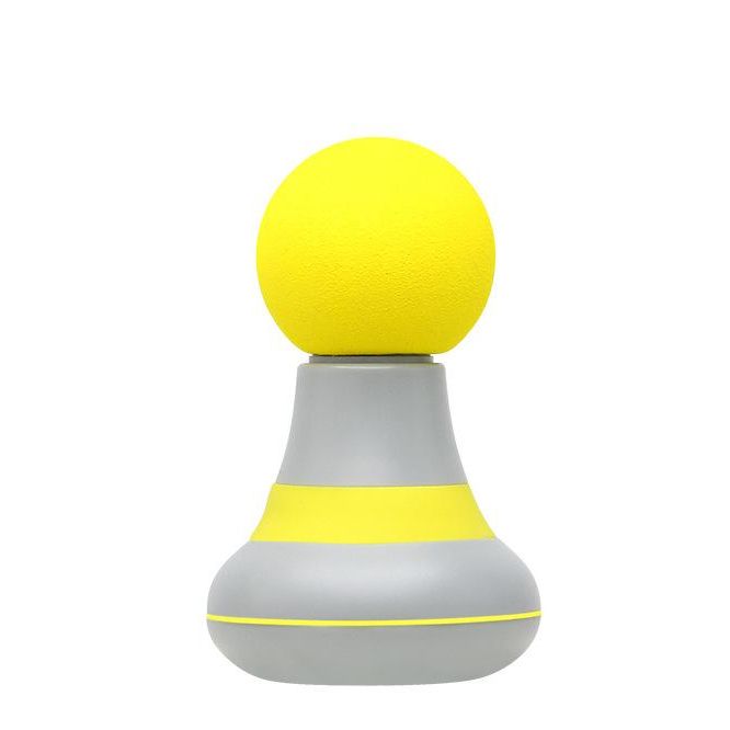 Mini Electric Fascia Massage Gun - Portable Deep Tissue Percussion Massager with Quiet Motor(Yellow)