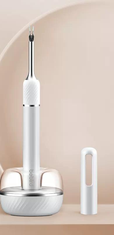 Smart Visual Ear Cleaner with HD Endoscope & Precision Tweezers - Safe for Adults & Children(White)