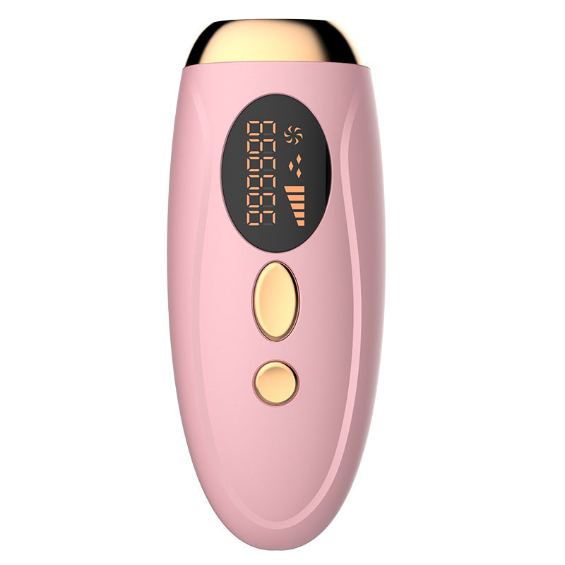 Advanced IPL Home Hair Removal System - 990K Flashes, 5 Levels, Auto/Manual Mode for Silky Skin(Pink)