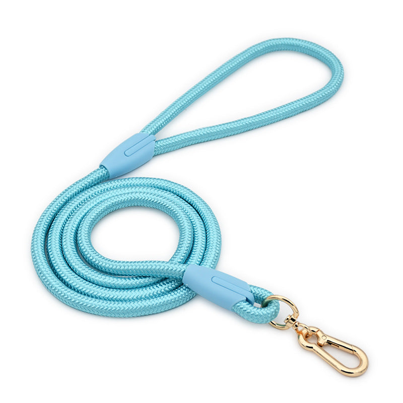 Blue Durable Nylon P-Collar Dog Training Set - Heavy Duty Leash & Martingale Collar (Size : XL)
