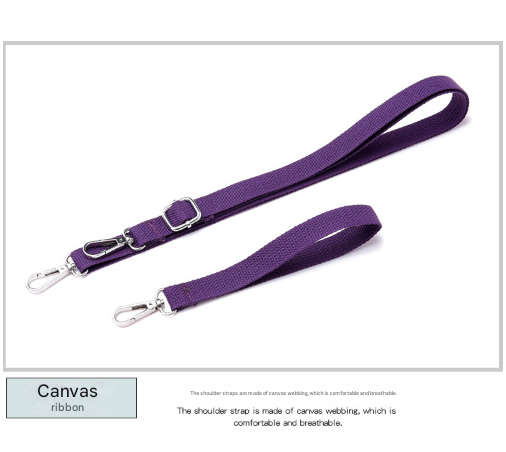 Purple Versatile Womens Nylon Water-Repellent Crossbody Shoulder Bag Set with Matching Clutch Pouch - Lightweight & Multi-Pocket