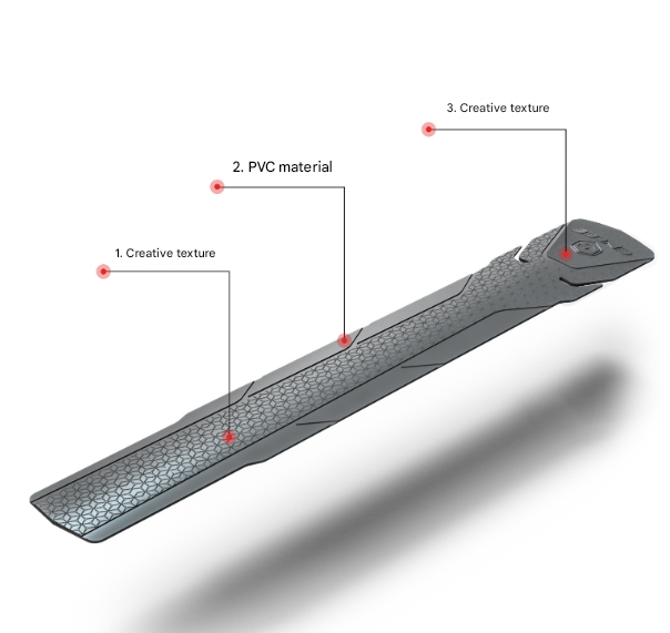 2 Pcs Grey Durable Bicycle Frame Down Tube Protector Sticker  - Anti-Scratch Guard for MTB & Road Bikes