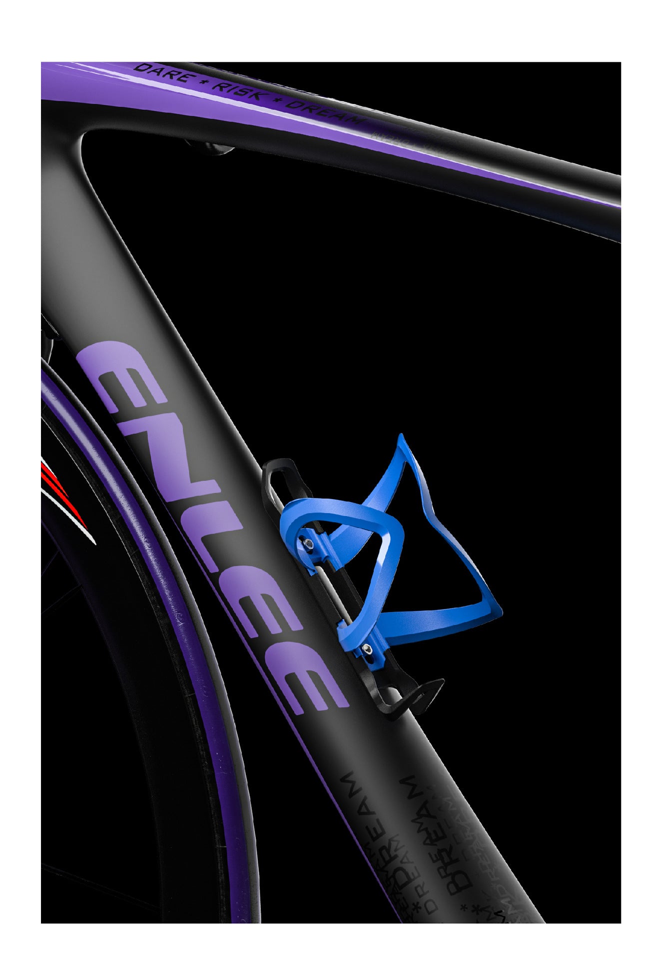 Red Ultra Lightweight Road & Mountain Bike Water Bottle Cage - 39g Polycarbonate + Glass Fiber, Fits Most Bottles