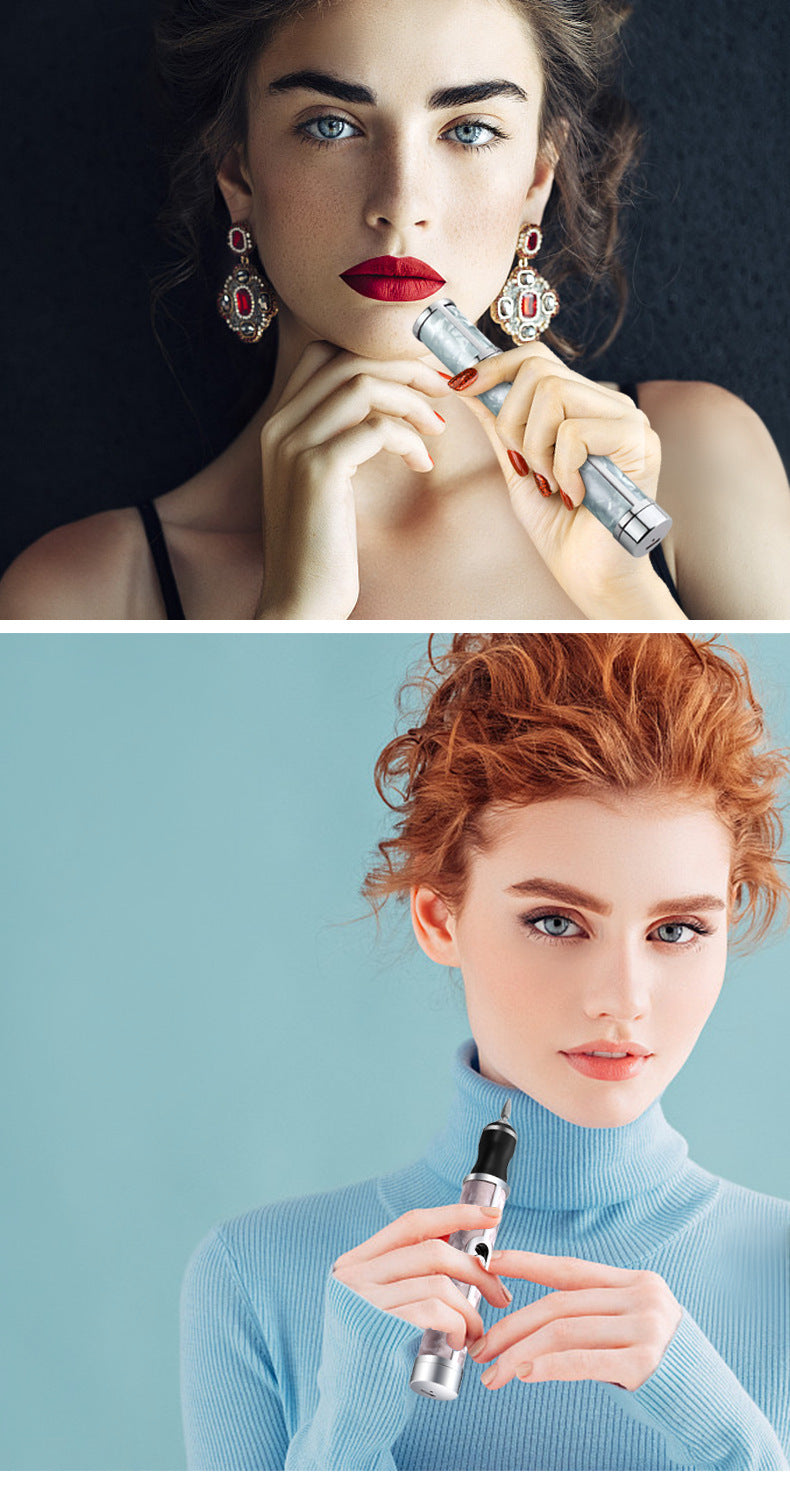 Blue Cordless Electric Nail Drill Pen - Professional Rechargeable Manicure & Pedicure Kit