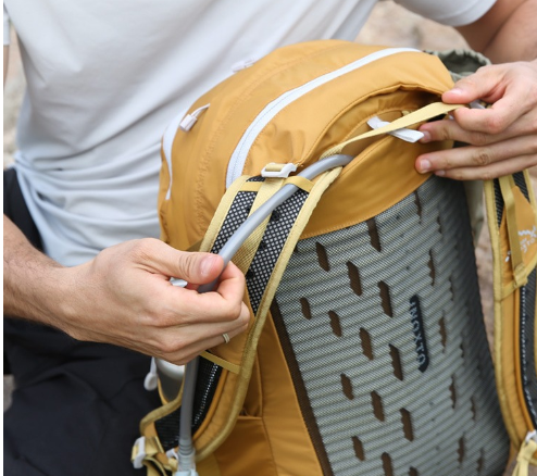 1.5L White Hydration Bladder - Foldable Water Bag for Cycling, Running, Hiking, and Outdoor Sports