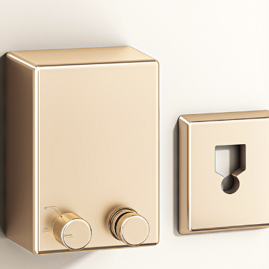 Gold Retractable Stainless Steel Clothesline - 4.2m Indoor and Outdoor Drying Solution