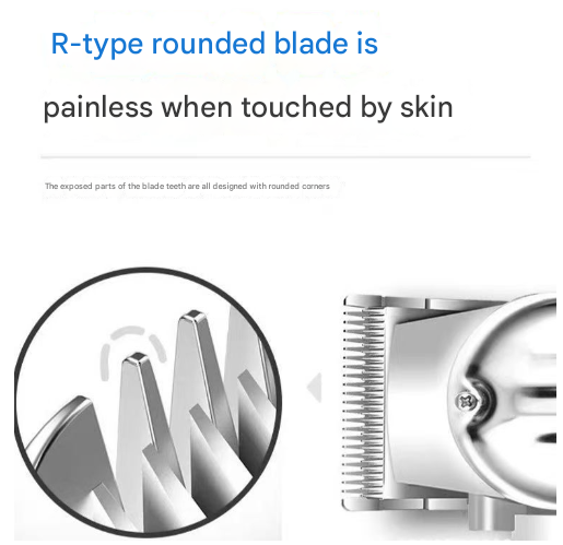 Gold Professional Electric Hair Clipper - Advanced Barber Trimmer