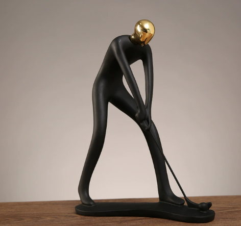 Collectible Sports Figurine Blind Box - Modern Resin Athlete Statue for Home Office Decor