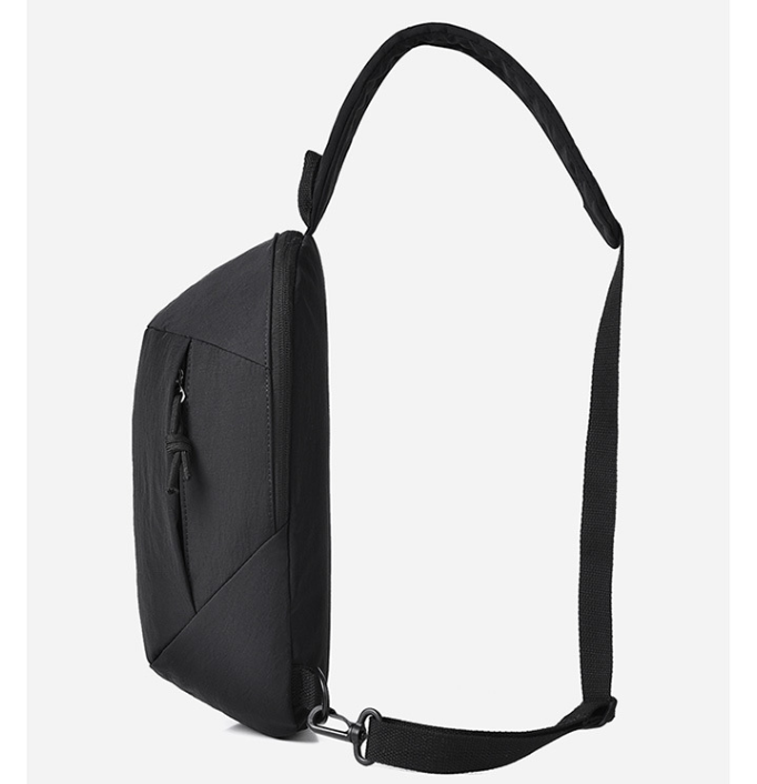 Green Minimalist Anti-Theft Sling Bag for Men & Women - Water-Resistant Crossbody Chest Pack, Fits 9.7-inch Tablet