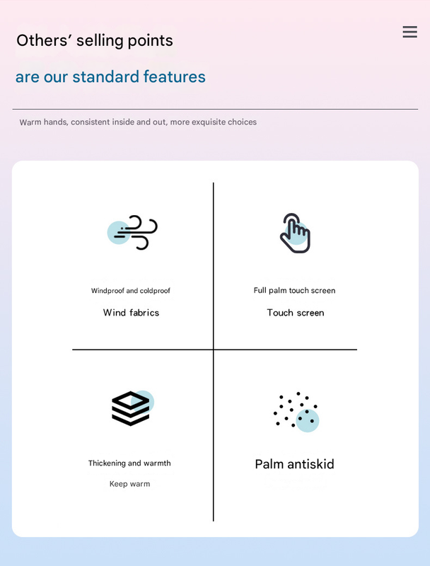 Black Women's Warm Winter Ski Gloves - Waterproof & Windproof Touchscreen Gloves for Snow Sports