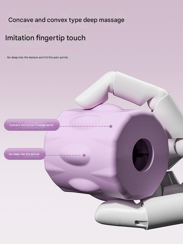 Pink Four-Row Bendable Massage Roller - Muscle Relaxation and Sensory Integration Training for Children