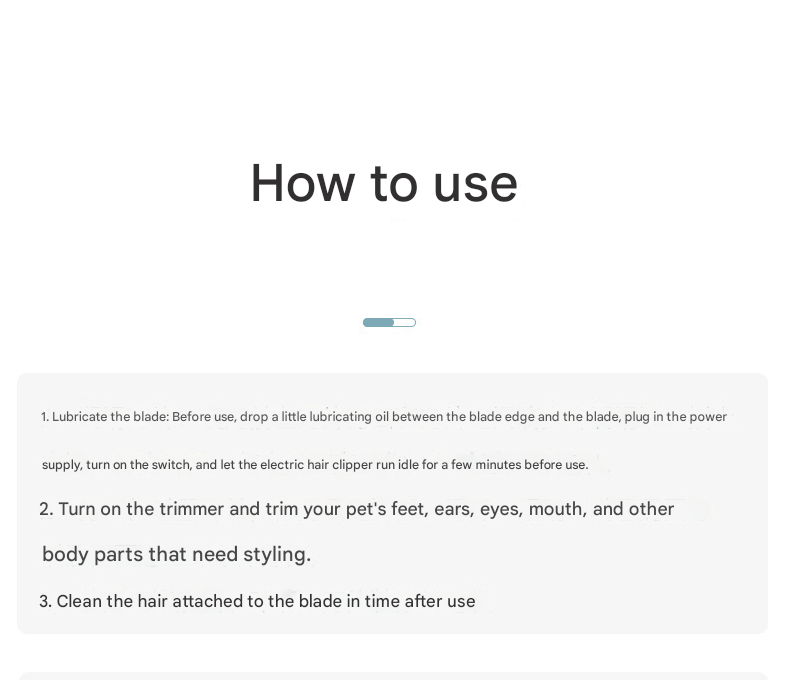 Purple Precision Pet Paw Trimmer - Waterproof & Rechargeable Grooming Clipper for Dog & Cat Paws, Eyes, and Ears