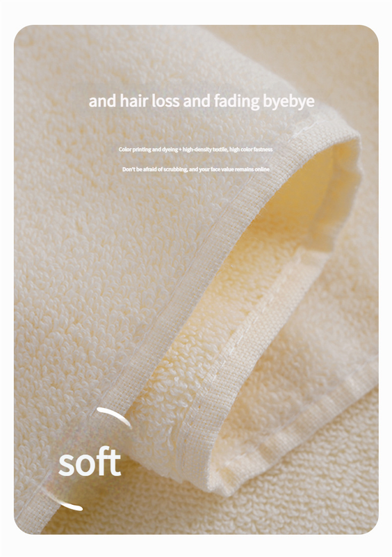 Premium Absorbent Cotton Towel Set - Soft Bath & Hand Towels with Double-Sided Plush(purple)