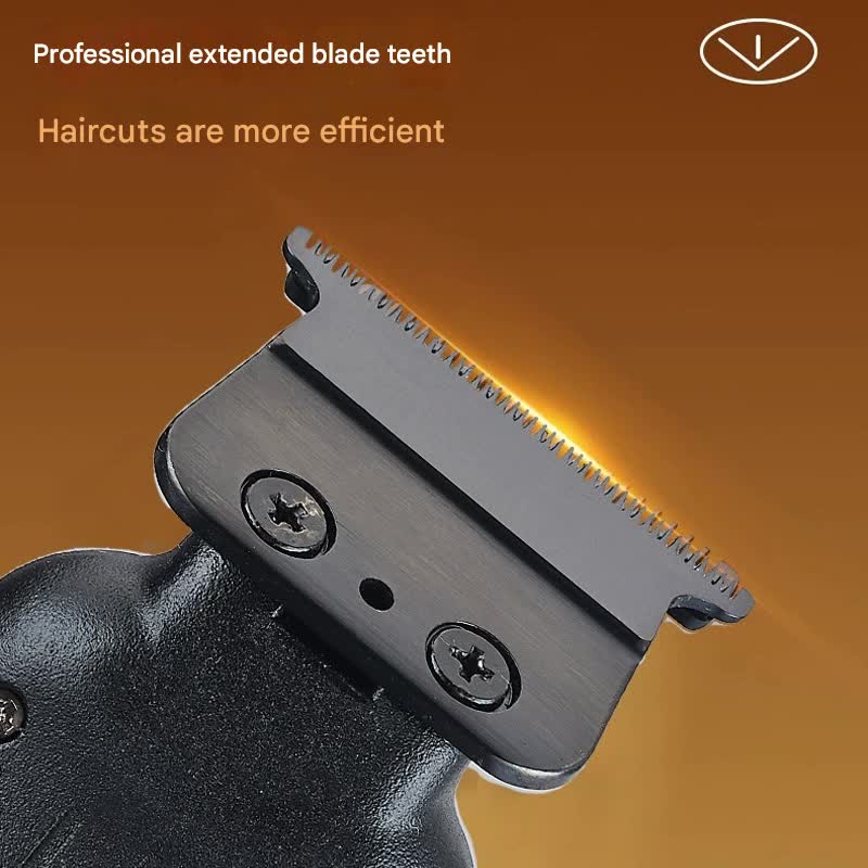 Professional Cordless Hair Clipper with Magnetic Motor - 9900 RPM, 180 Min Runtime, LCD Display & Dual Charging(black)