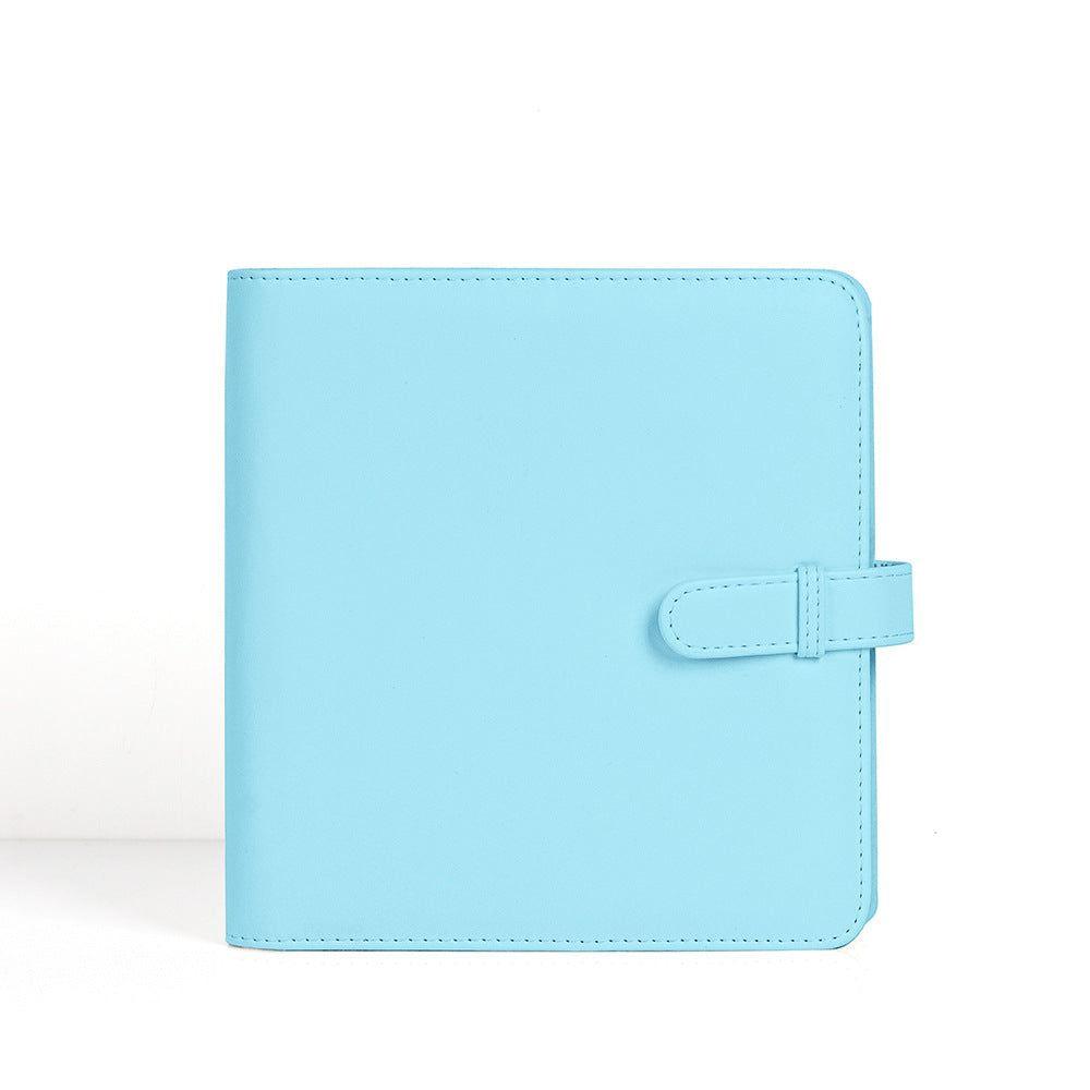 PU Leather Instant Photo Album - Holds 288 Photos, Compatible with Instax Square & Mini Films(blue)