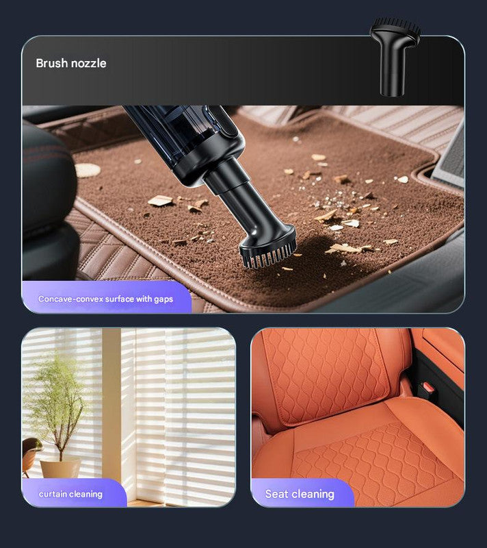 Multi-Function Cordless Handheld Vacuum Cleaner & Blower - Powerful Brushless Motor with Digital Display(Gray Orange)