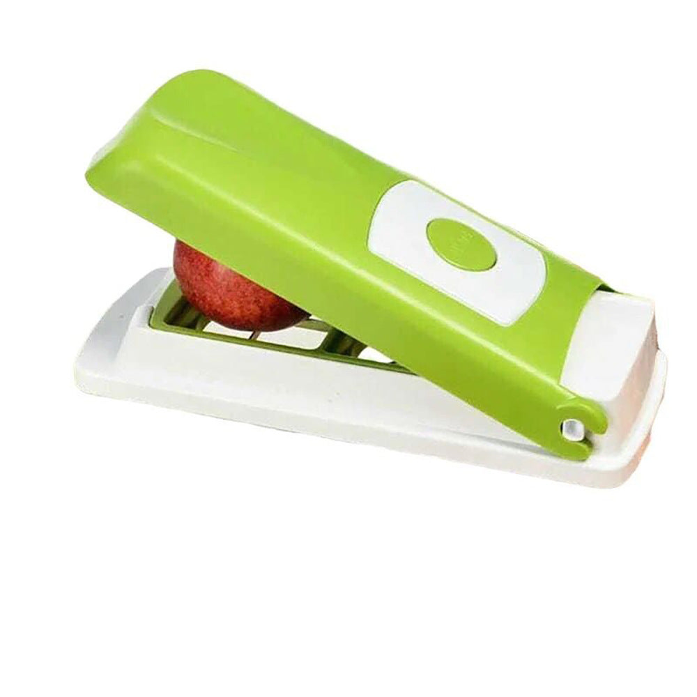 Multi-Functional Vegetable Chopper & Slicer Set - Dicer, Grater with Food Container & Peeler(green)