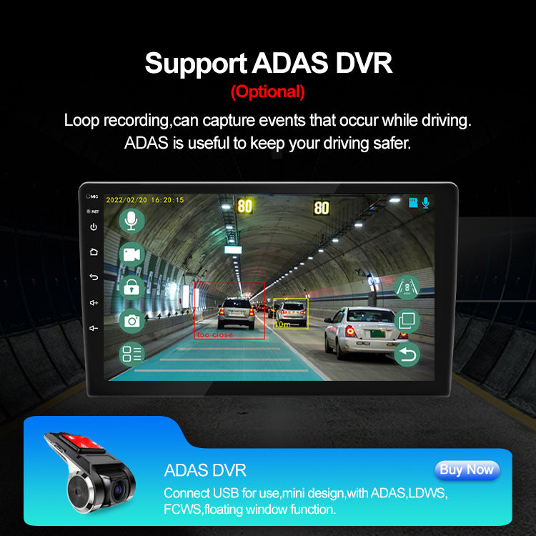 Universal 10-Inch Android Car Stereo GPS Navigator - QLED HD Touchscreen, 2GB RAM 32GB ROM, WiFi, Bluetooth 5.4, CarPlay & Mirror Link(black 10 inches)