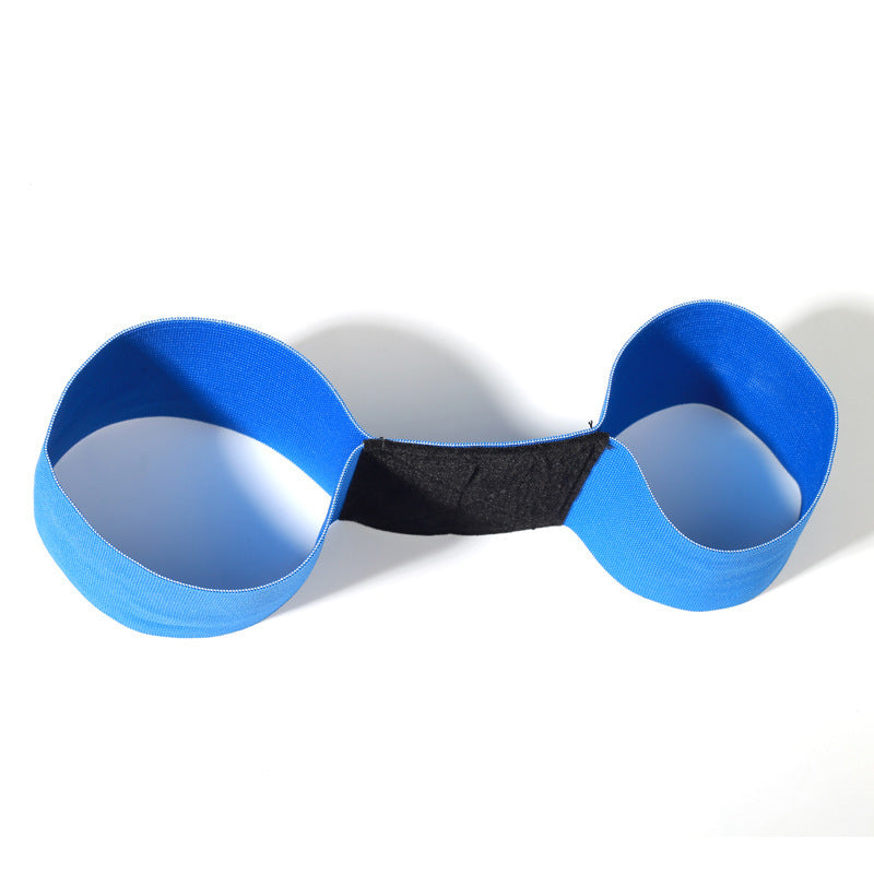 Blue Golf Swing Trainer Arm Band - Simple Posture Corrector for Improved Alignment & Connection