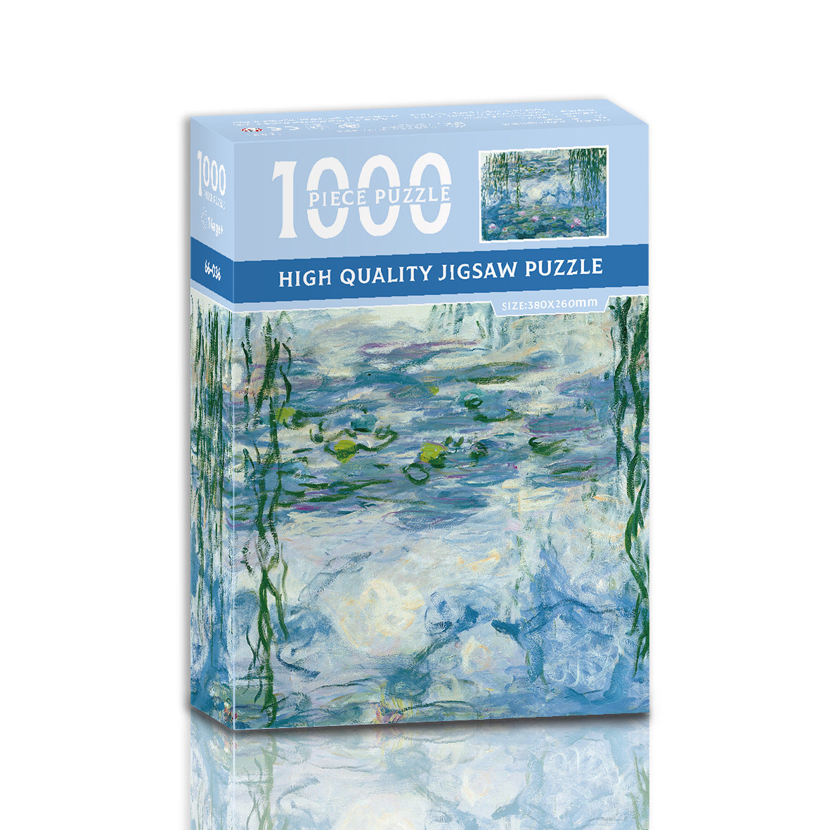 Water lilies 1000-Piece Jigsaw Puzzle – High-Quality Artistic Puzzle for Adults, Stress Relief & Mental Exercise(66-036)
