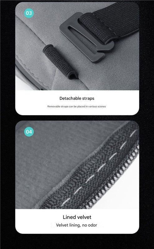 Grey 2-Pack Luxury Faux Suede Car Tissue Box - Visor Clip & Strap for Armrest or Seat Back